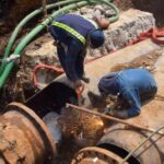 Concluye reparación de fuga de agua potable en el Sistema Lerma-Cutzamala