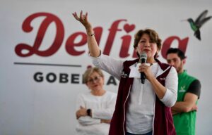 Propone Delfina Gómez vigilar el transporte público en Edomex desde los “C5”