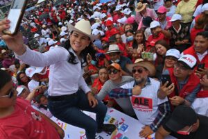 A tres semanas de la elección ya estamos en empate: Alejandra Del Moral