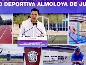 Inauguran Deportivo en Almoloya de Juárez