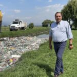 Atiende Toluca desbordamiento de canal en San Pedro Totoltepec