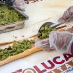 En Toluca se rompe récord por la torta de chorizo más grande