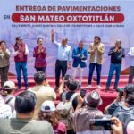 De calles abandonadas a mejores vialidades para las familias de San Mateo Oxtotitlán: Ricardo Moreno