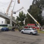 Restaura Gobierno municipal la estructura del puente de Ciudad Universitaria en Toluca