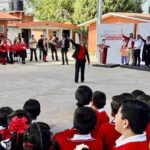 ENTREGA EL GOBIERNO DE SAN MATEO ATENCO TECHUMBRE CONSTRUIDA EN LA PRIMARIA AMADO NERVO.