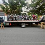 Saca de circulación vehículos irregulares programa Moto Segura en Toluca