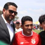 Fiestas patrias con fútbol en Almoloya de Juárez