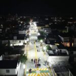 En Zinacantepec inauguran importante calle con pavimentación y nuevas luminarias