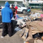 Mantiene Servicio Públicos limpia la explanada del Mercado Juárez posterior al concierto de Caifanes
