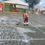Retiran dos toneladas de residuos luego del concierto de La Adictiva en Toluca