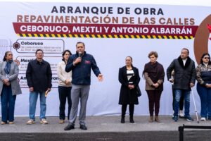 Suma Ricardo Moreno tres calles a rehabilitar para mejorar la movilidad y agilizar traslados de la población
