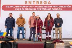 Dignifica Ricardo Moreno el servicio de limpia en Toluca con equipamiento e infraestructura para el personal